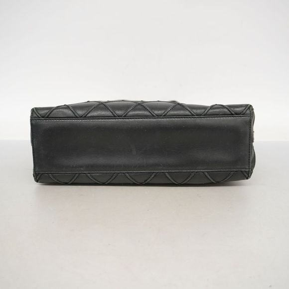 Chanel Shoulder Bag Bicolore Lambskin Black Silver - Picture 3 of 5